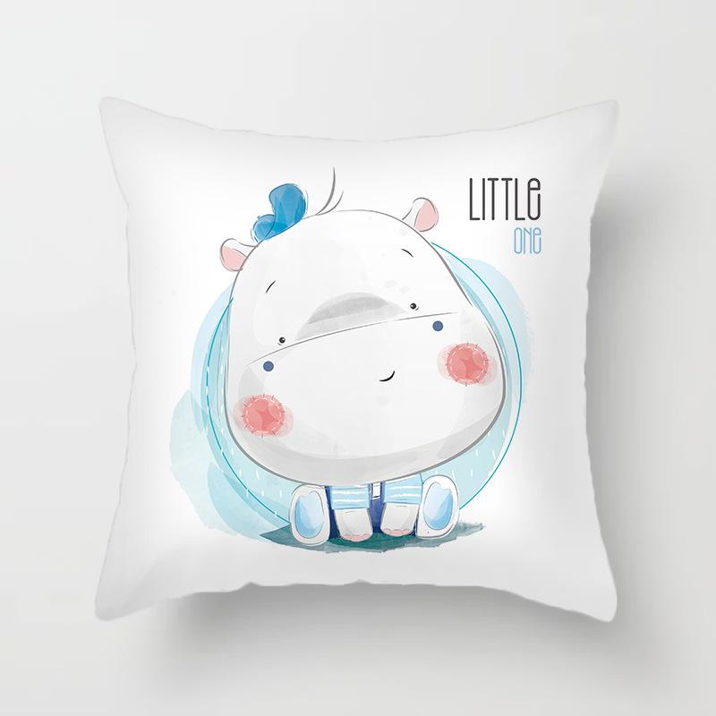 Heimdekoration Klein Frisch Cartoon Muster Schlafzimmer Wohnzimmer Kissenbezug Tierische Serie