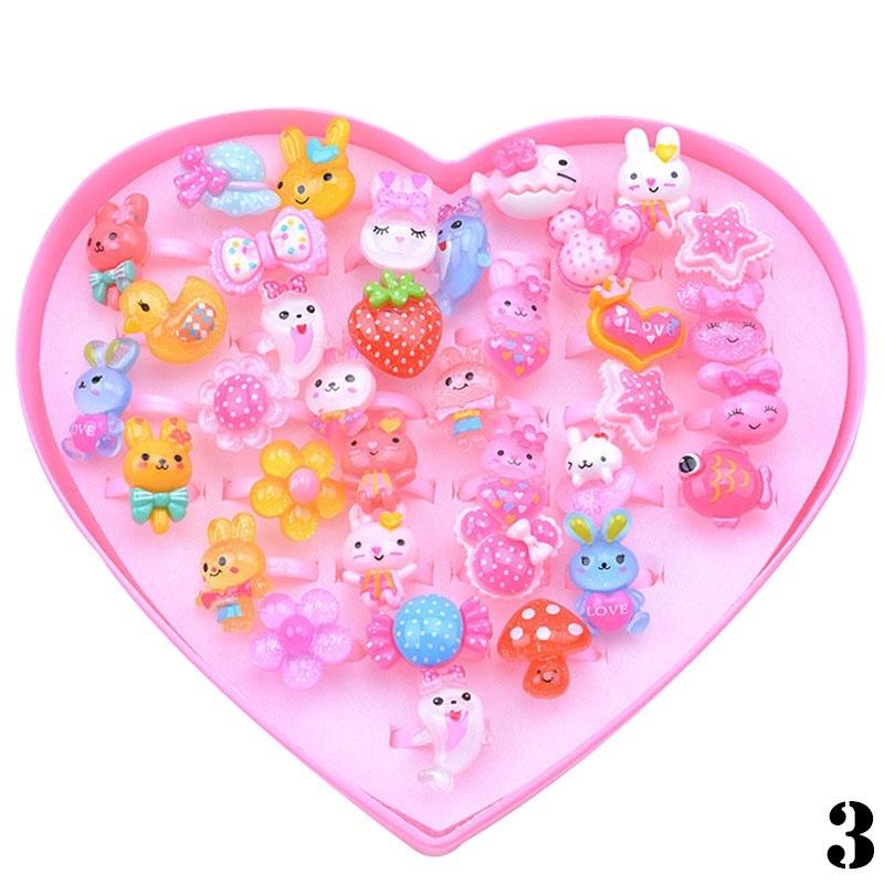 12/24/36 ks Hromady Hromadné Smíšené Plastové Dětské Děti Chlapci Dívky Kreslené Zvíře Květiny Ovoce