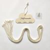 2 Pcs Wooden Cloud Hair Clip Organizer with Princess Headband Accessories, DIY Storage Hanging Pendant for Office Home Desktop Tabletop Organizer