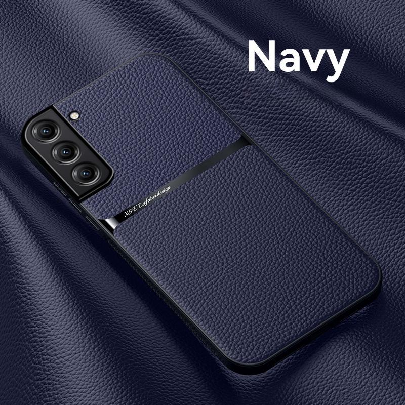 

For Sansung Galaxy S21 Ultra Case Magnetic Car Holder Phone Case For Samsung S21 FE S21 + Plus S 21 Ultra PU Leather Back Cover For Galaxy S21 Ultra