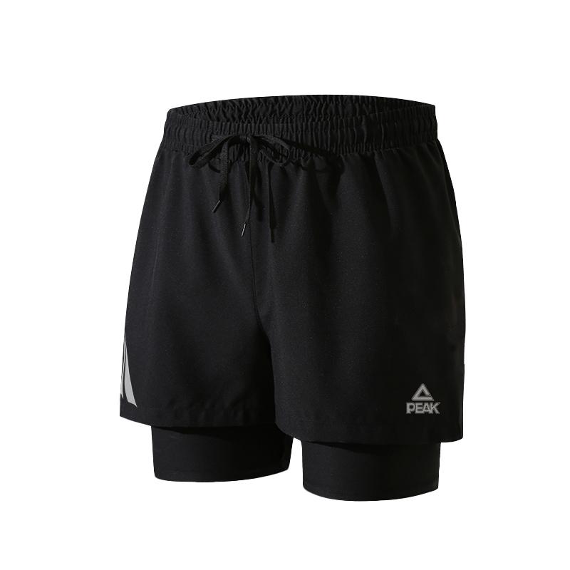 Peak Quick-Drying Breathable Comfortable Anti-Exposure Double-Layer Running Cycling Fitness Casual Sports Shorts Unisex Shorts YSS5020-4