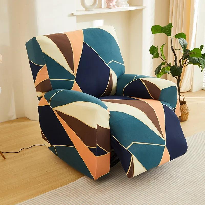 1/2/3seater Boho Recliner Sofa Covers for Printed All-inclusive Relax Armchair Cover Stretch Couch Protector Funda Sofá 3 Plazas