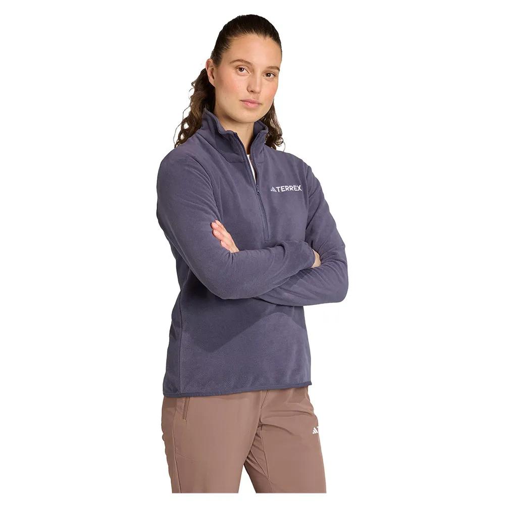 Adidas Fleece Jacket with Half-zip Multi Essentials