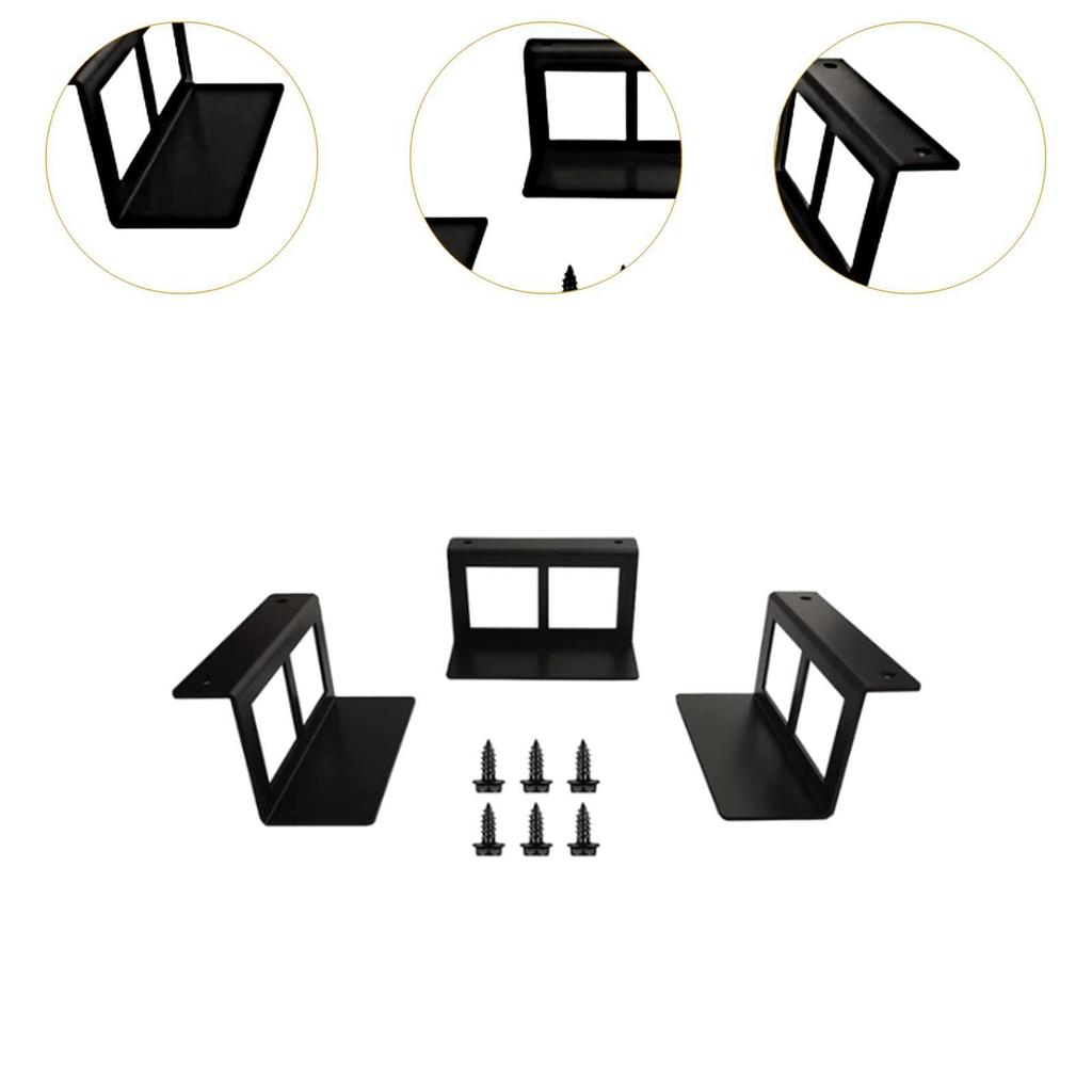 QHStealthy Under-Desk Laptop Mount Bracket Stand Set, Notebook Holder, Easy Installation, Improved Stability, Creative Shelf Notebook Bracket, S