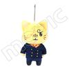 [original] Stuffed One Piece Cotton Pendant With Cat Patch Mask Plush Doll 14cm Luffy Sanji Law Ace Doflamingo Nami Bag Ring Toy