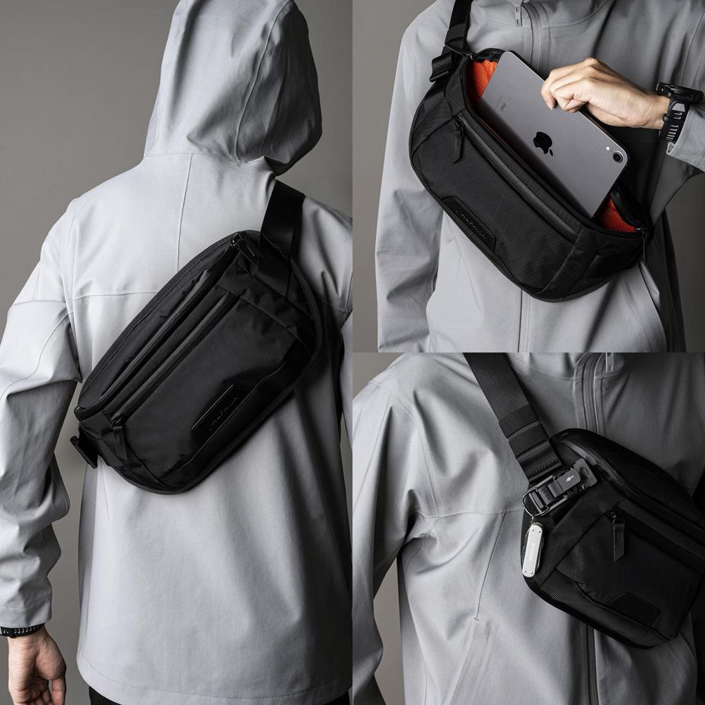 ALPAKA Bravo Sling Mini V2 X-Pac X42 Messenger Bag, Shoulder Bag, Crossbody Bag, Adjustable Strap, 2.5L Capacity, Fits iPad Mini, Perfect for