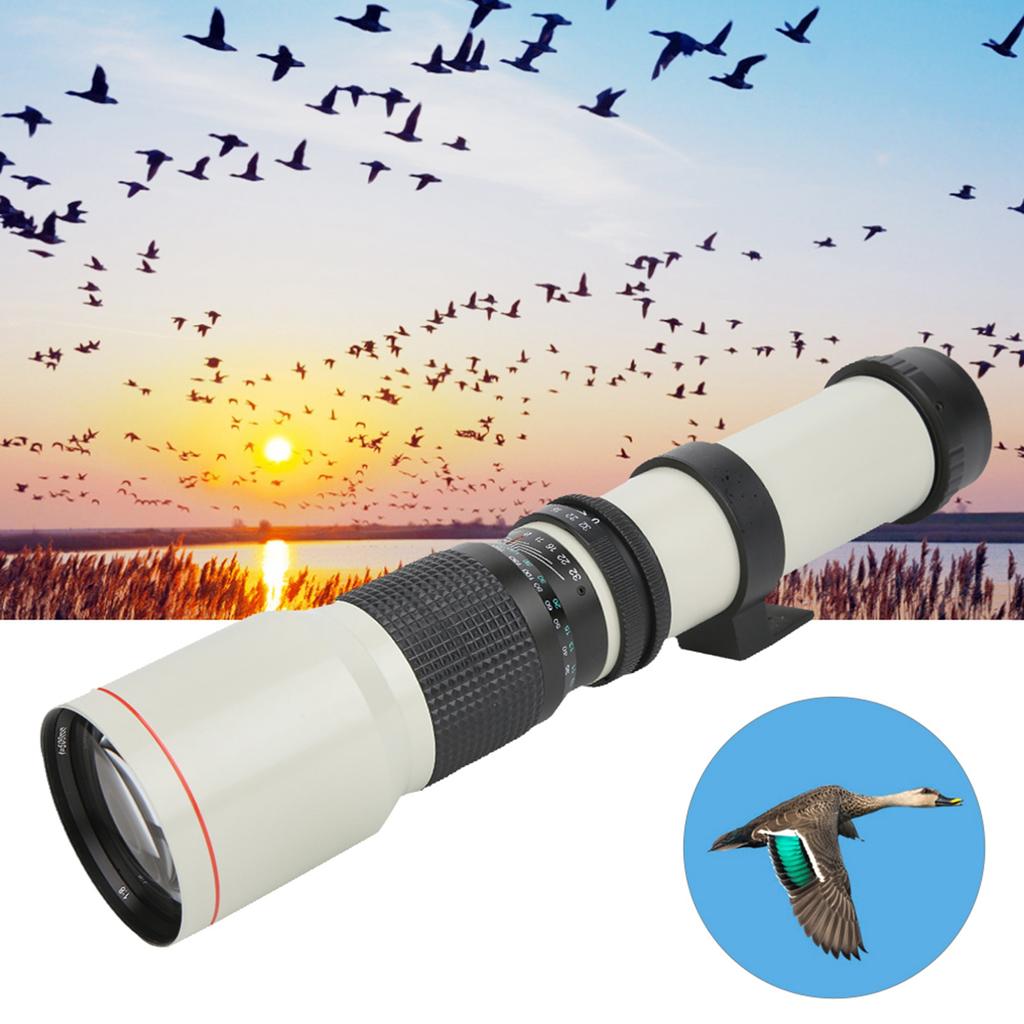 500mm F8‑F32 Manual Focusing Telephoto Fixed Focal Lens for Olympus OM Mount Camera