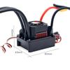 120A ESC with BEC XT60 Plug 3-6S Lipo Waterproof Brushless ESC for 1/8 RC Car Off-road Crawler Car