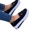 Spring solid color single shoes platform front lace-up shoes one pedal women's shoes