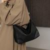 Leather women's bags New cowhide shoulder bags Retro commuter underarm bags Versatile niche messenger bags
