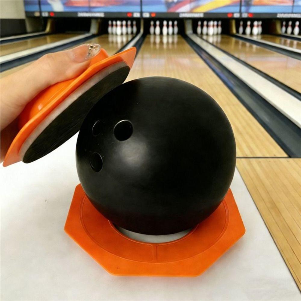 2-in-1 Bowling Ball Holder Non-Slip Bowling Ball Base Bowling Equipment Care