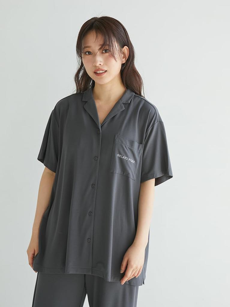 Gelato Pique COOL Rayon Shirt PWCT252369DGRYF