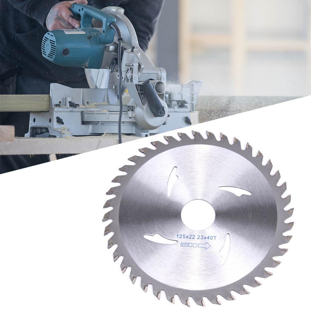 Circular Saw Blade Carbide Woodworking Cutting Discs Wheel 125 x 22.23 x 40T