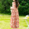 Summer Sleeveless Dresses for Women Vintage Clothes Loose Plus Size Elegant Long Dress