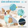 Cooling Vest, Cooling Jacket for Dogs, Evaporation Cooler Coat for Pets, Reflective Material for Large Medium Small Dogs
