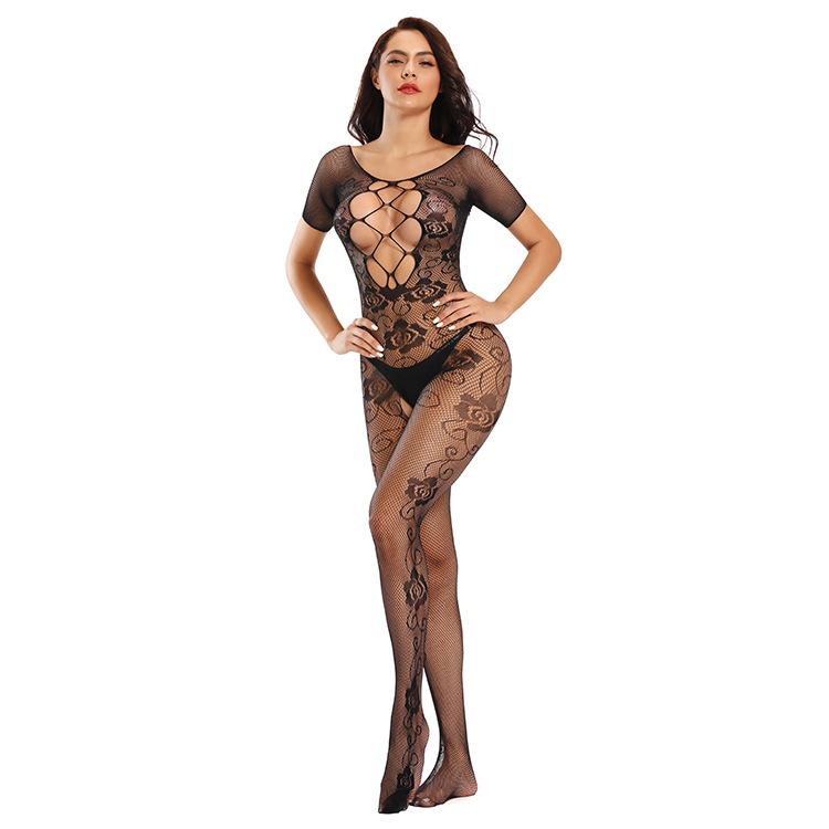 Body Suit Body Punčochy Sex Erotický Rozkrok Teddy Spodní prádlo Bez rozkroku Baby Doll Síťovaná Porno Sexy kostýmy