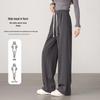HSTYLE Women's High-Waist Wide-Leg Loose Trousers