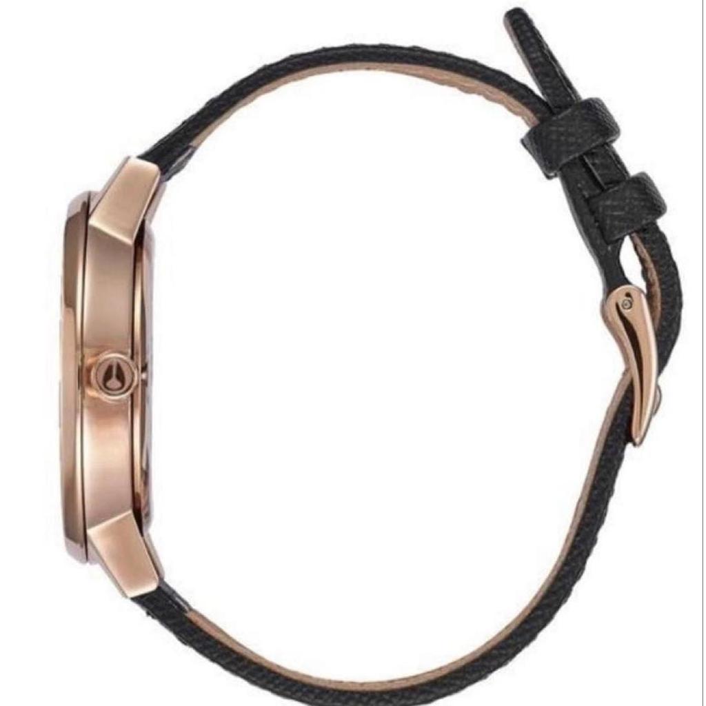 Used [New] NIXON Kensington Black x Pink Gold Watch