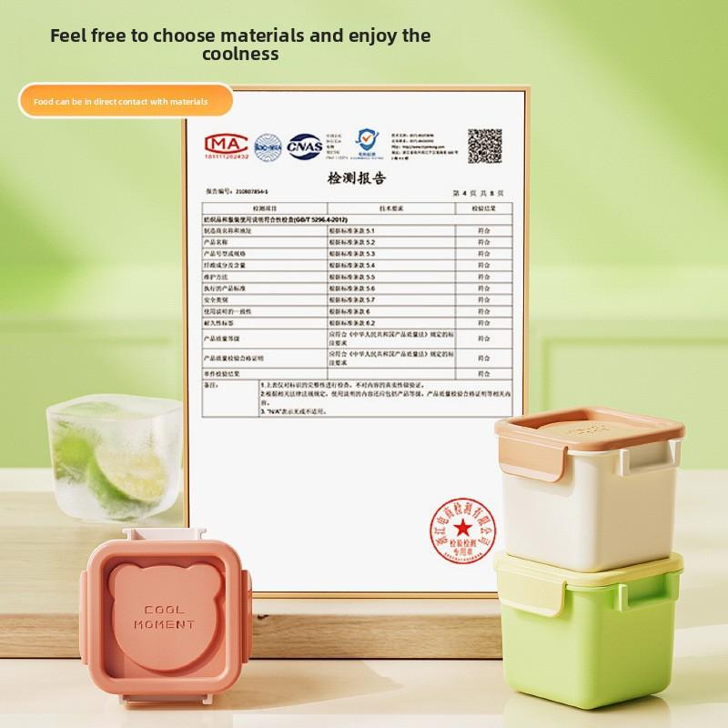 Easy Release Home Summer Bear Bite Ice Lattice Moulds