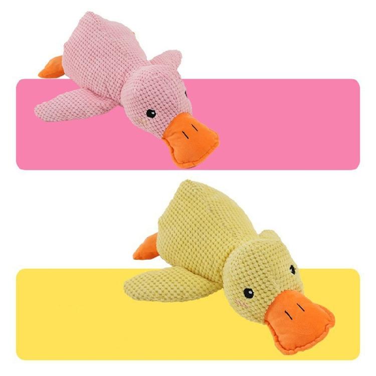 Dog Chewing Toy Plush Quack Pet Dog Snuffle Toy Encouraging Foraging Skill