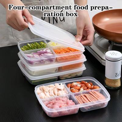 Contenitore per alimenti in plastica, contenitore per frigorifero da cucina, contenitore per cereali