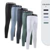 Men's Quick-Dry Side Pocket High-Elastic Fitness Pants - Sport Running Training Sweat-Wicking Tights