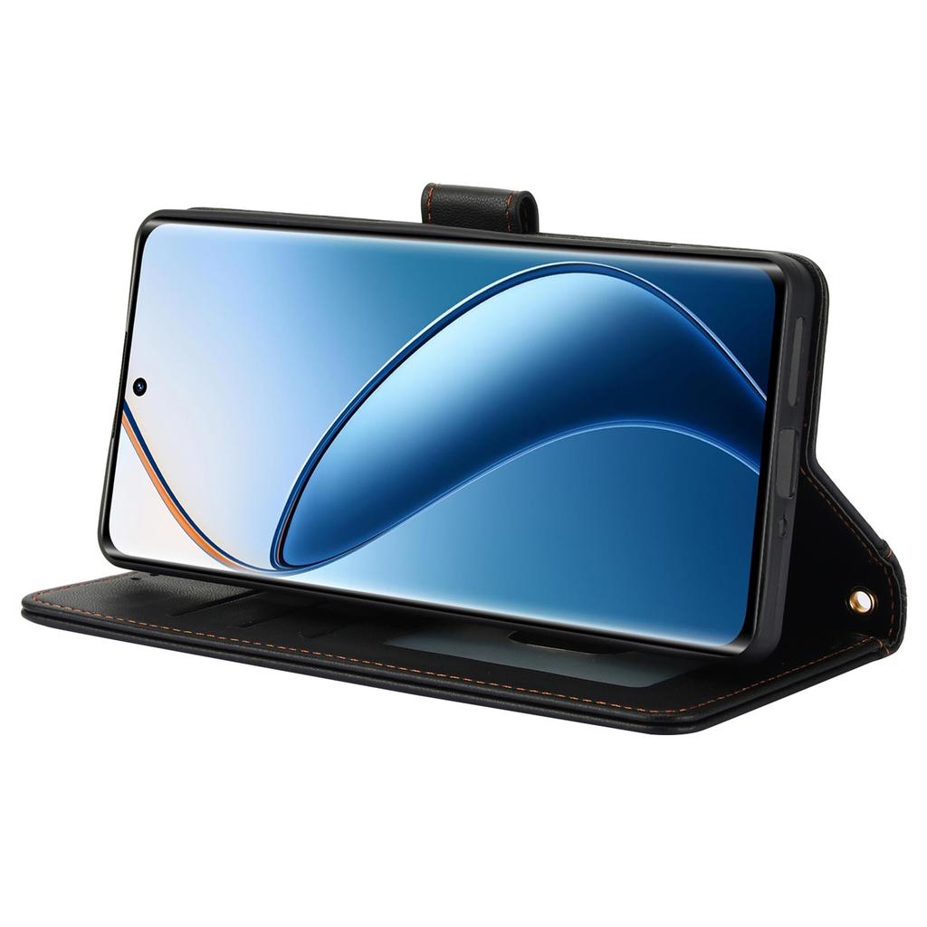 SY-003 For Realme 12 4G/12+ 5G/Narzo 70 5G/Narzo 70 Pro 5G/P1 5G Case PU Leather Phone Wallet Cover with Hand Strap