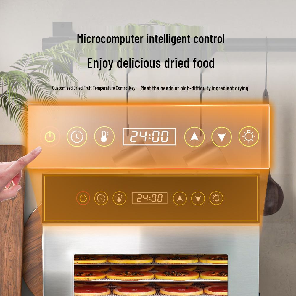 2025 Model Dual-Use 8-Layer Fruit & Vegetable Food Dehydrator for Home & Commercial Use