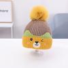 Wool Children Beanies Cute Dinosaur Kids Cap Baby Wear Children Cap  Boy Girl