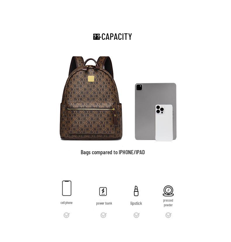 Wodoodporny plecak damski o dużej pojemności w koreańskim stylu – wszechstronny, modny i idealny do szkoły lub dojazdów.