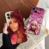 N-nicki Singer M-minaj Phone Case For IPhone 14 Plus 13 Mini 11 16 15 17 Pro Max Protection Shockproof