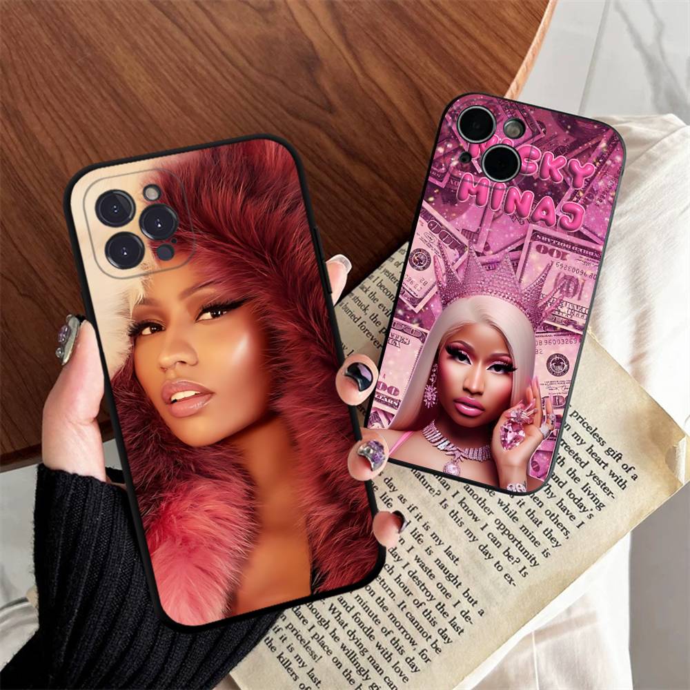 N-nicki Singer M-minaj Phone Case For IPhone 14 Plus 13 Mini 11 16 15 17 Pro Max Protection Shockproof