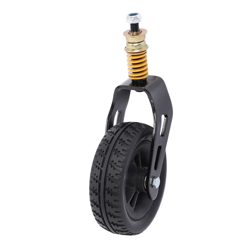 Rullstolsframhjul med stötdämpande fjäder 360 graders PU-nav Rollator framhjul för