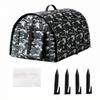 Pet Shelter with Carrying Handle Windproof Waterproof Ground Stakes Portable for