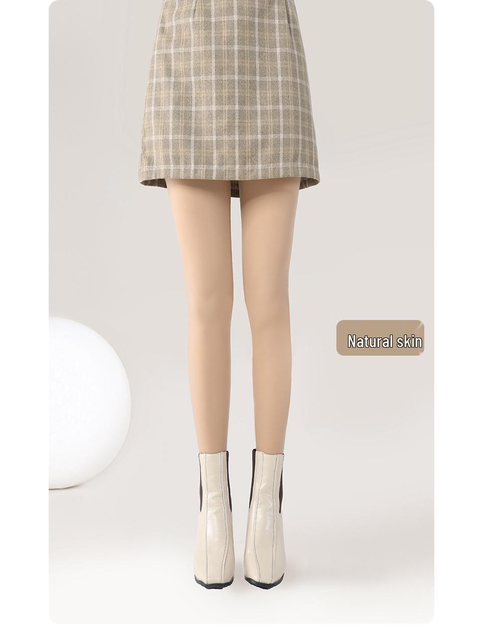 

Маленькие черные прозрачные зимние леггинсы с флисовой подкладкой и ластовицей в одну линию Petite Footless (Height 145-153cm)