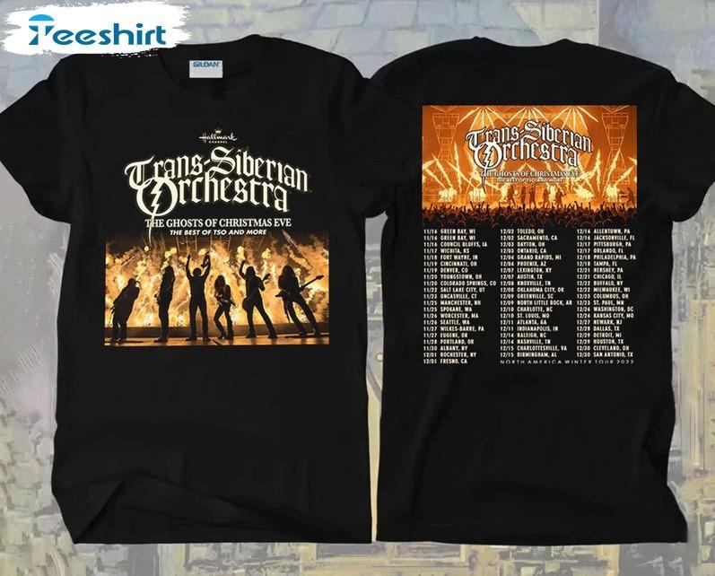 Trans Siberian Orchestra The Ghost Of Christmas Eve Winter Tour 2022 Shirt HD979 Unisex T-Shirt XXL