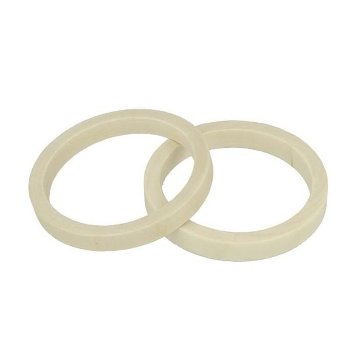 2 ROUND BRACELETS - WOOD - 10 MM - JEWELRY