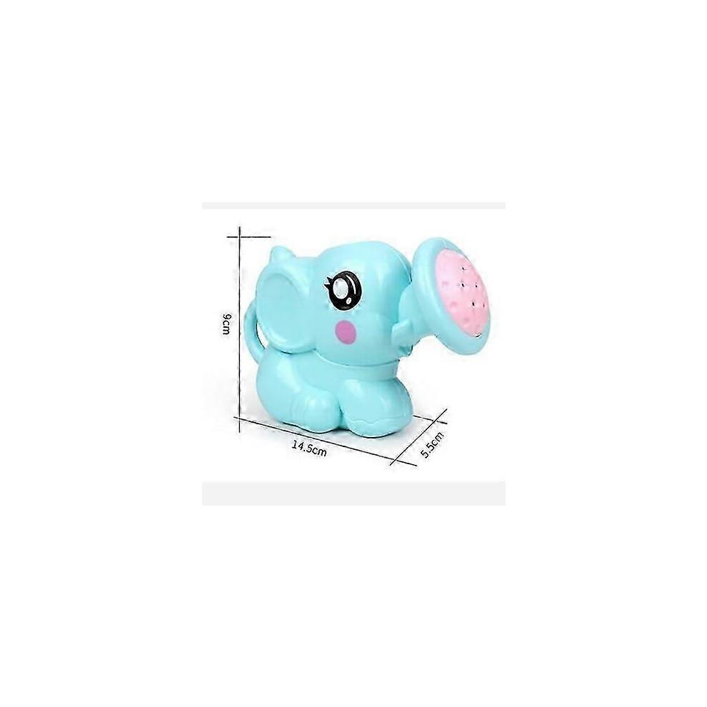 (As show, One size) Baby Bath Elephant Watering Can Toy, Pink