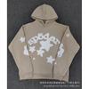 Sp1der Rapper YoungThug Same Foam Letter 555555 Couple Hoodie Pink Sweatshirt
