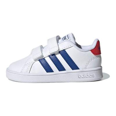 Tênis Grand Court I Branco Azul Royal Bebê Branco-Nuvem Vermelho-Vívido GX5749