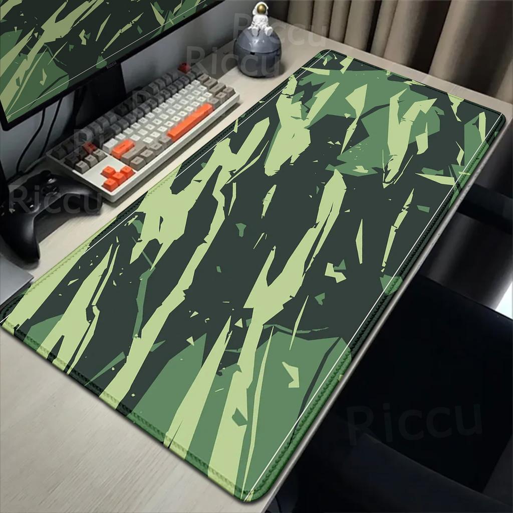 Gaming Mouse Pad Strata Liquid Art Design Desk Mats Natural Rubber Non-Slip Game Mousepad Large Computer Keyboard Protective Mat
