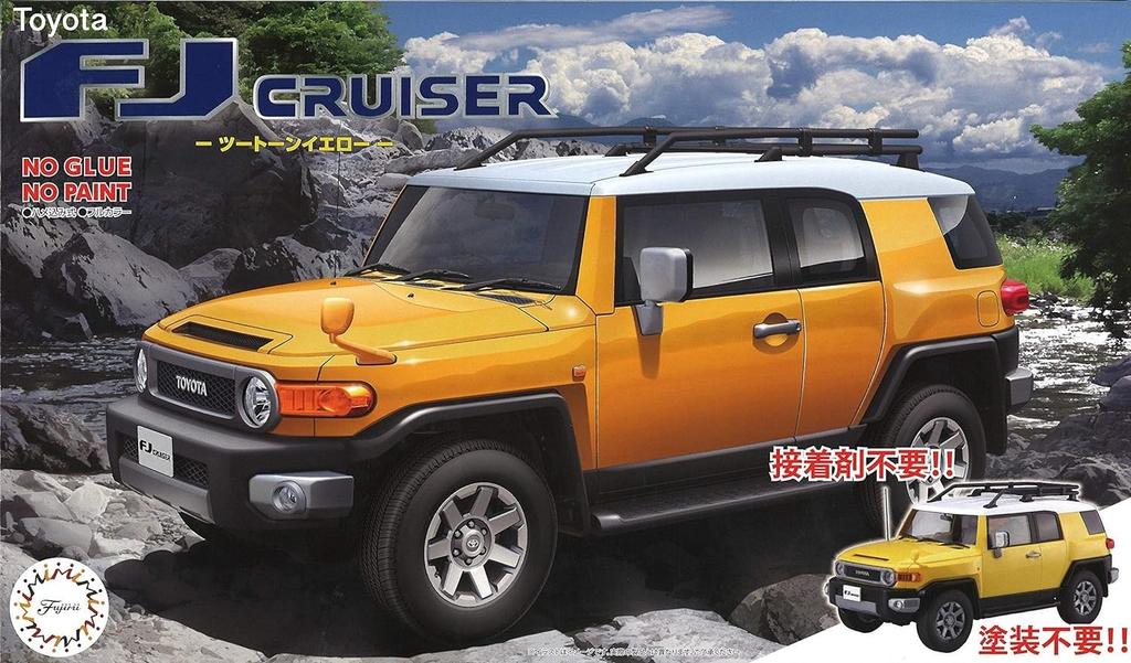 Fujimi Model Car NEXT Series Toyota FJ Cruiser Tone Color Coded Plastic Model Car NX10 1/24 No.10 (Two Yellow)