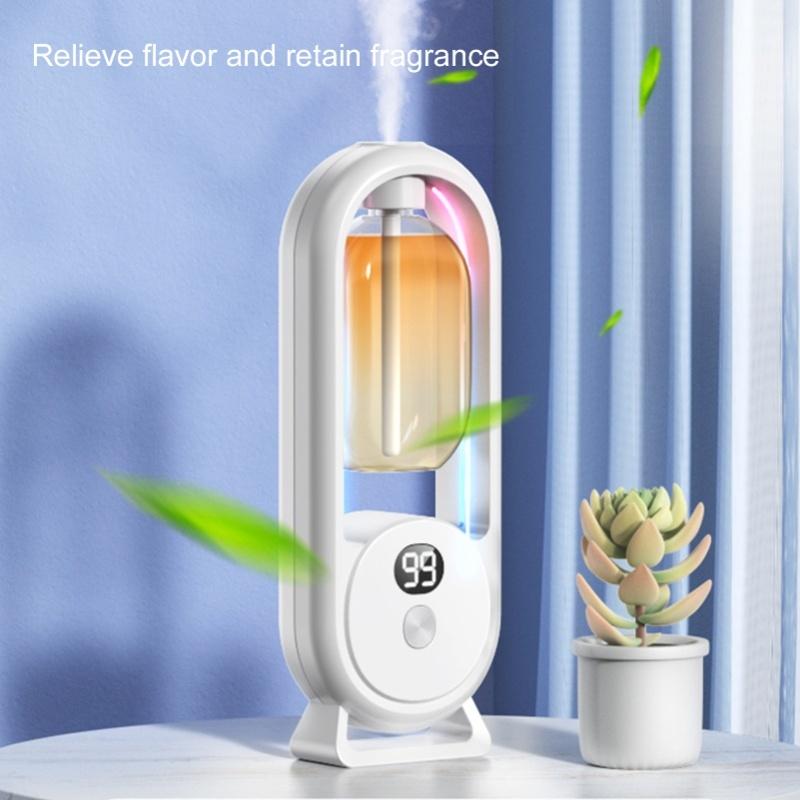 Automated Diffuser Sprayer Toilet Freshener Cordless Intelligent Aromatherapy Diffuser For Bedroom Bathroom
