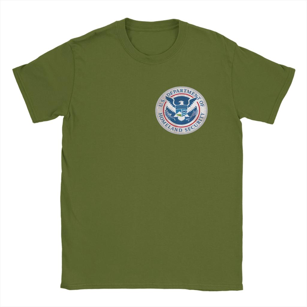 Harajuku TShirt Summer Ice Immigration Logo United States Immigration and Customs EnforceUnisext Hip Hop T Shirts Cotton Tee Shirt
