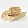 Summer Western Cowboy Straw Hat for Women Bohemian Travel Beach Sun Hats Sombreros De Mujer