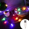 LED Star Chain String Lights for Outdoor & Indoor, Fairy Lights for Weddings, Christmas, and Party Decor