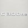 NEW 3D ABS Car Letters Logo C300de Badge Sticker Rear Trunk Emblem Decals For Mercedes Benz C300de W205 Tail Marking Accessories ll1