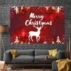 1Pcs White Reindeer Red Xmas Snow Decoration Background Winter Backdrop For Photo Studio Photo Booth Party