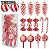 WTEMPO Christmas Decorations Creative Christmas Ball & Pinecone Shaped Design Christmas Tree Hanging Pendants Christmas Party Gifts