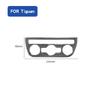 Real Carbon Fiber Car Central Control Air Conditioning Panel Frame Sticker For Volkswagen Tiguan 2013-2017 Car Accessories